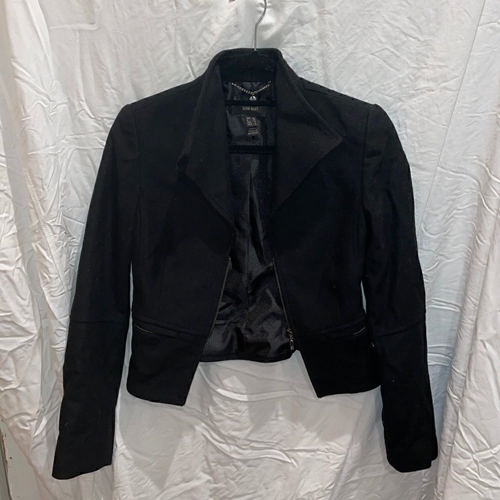 MANGO SUIT jacket blazer size US 4 black